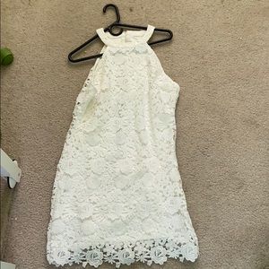 Lulus white flower dress!